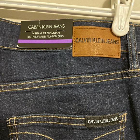 Calvin Klein High Rise Skinny Jeans Size 4 - Picture 7 of 7